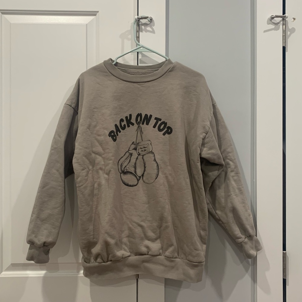 Heavy Manners  "Back On Top" Boxing Gloves Sweatshirt
